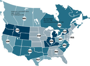 Marvel Manufacturing Distributor Map